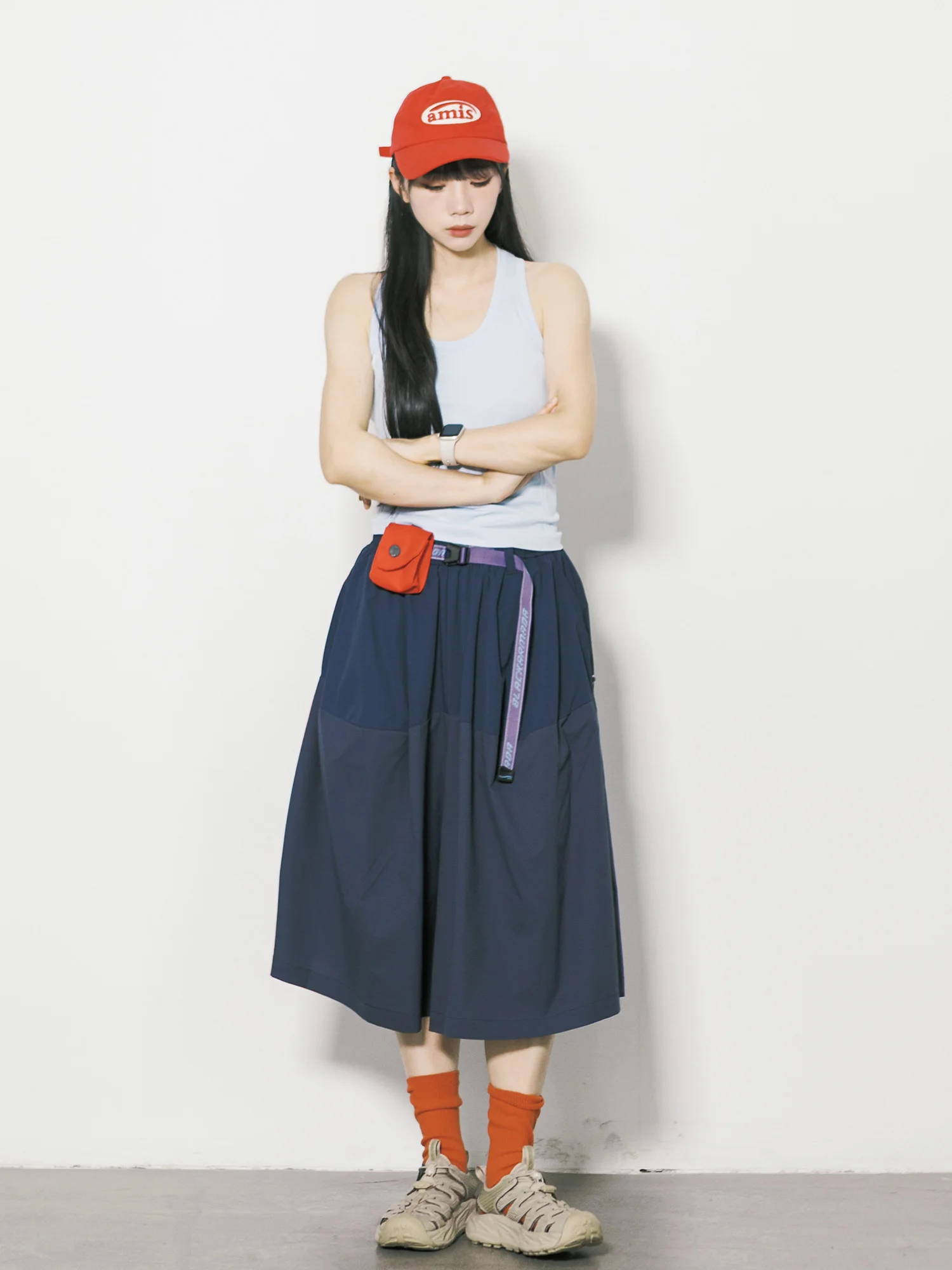 高校生の春遠足で失敗しない服装は？軽量で速乾のスカートパンツが解決する
