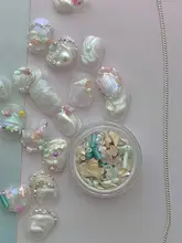 1CM2 オリジナル ネイルアート 夏用 ドリーミー テクスチャー ネイルデコレーション【不規則なデザイン・ジュエリー風】