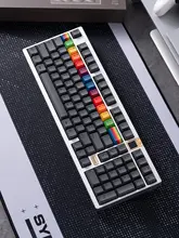 キーキャップ メカニカルキーボード用 PBT 昇華転写 Cherryプロファイル Mac対応 タム ヴィンテージ 「PBTfans 1984 Dark」
