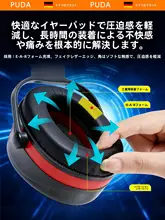 高性能防音ヘッドフォン【睡眠用・作業用・ノイズキャンセリング機能】