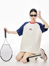 アメリカンビンテージ風 バイカラーソロナ半袖Tシャツ【クール感・速乾・ラグランスリーブ】