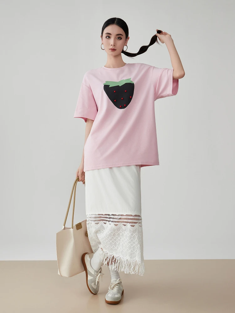 安いTシャツで失敗しない選び方は？ピンクのいちごプリントTシャツが夏の日常を彩る理由