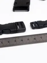 プラスチック製のバックル【安全設計・ナイロンテープ用】