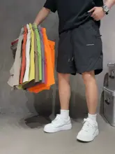 アメリカン ショートパンツ メンズ 夏 ルーズ カジュアル エクササ�イズパンツ