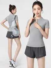 夏用ランニングウェア【女性用・お洒落な半ZIPデザイン・速乾性・トレーニング対応】（セットアップ対応）