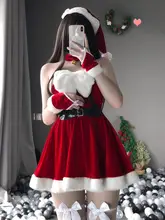 うさぎコスプレ女仆制服【華やかなパーティー用・クリスマス・新年衣装】（セットアップ対応）