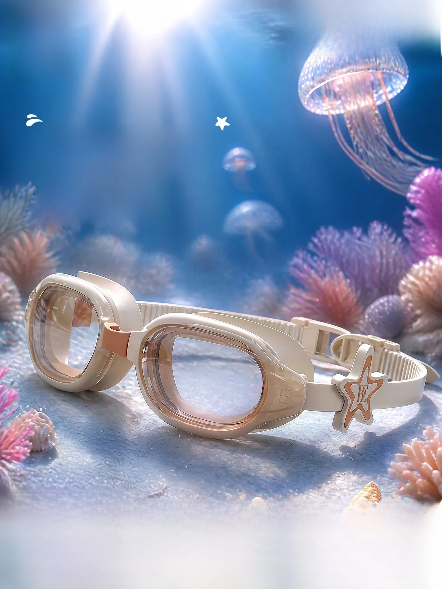 Balneaire 海星シリーズ用水泳ゴーグル：防曇・高透明度で快適な水泳体験を実現