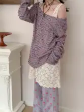 レトロレース中長ワンピース【ユニークデザイン・重ね着対応】