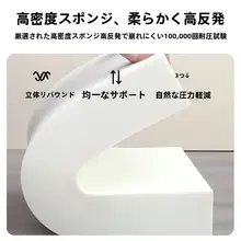 厚手ソフトクッション【ベッドサイド用・シンプルデザイン・ウォームカラー】