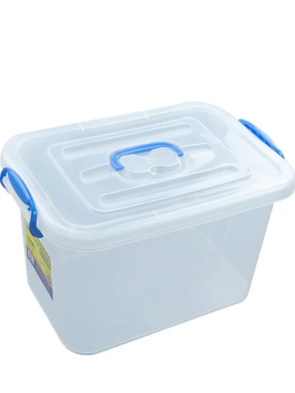 透明プラスチック収納ボックス【厚手・大容量・家庭用・車用衣類整理】