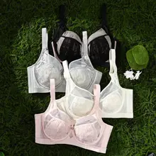 セクシーなレースブラジャー【通気性あり・快適・バストアップ効果・記憶チタンワイヤー使用】