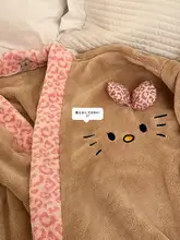 かわいい豹柄バスタオル・バスローブ・タオル・ドライキャップ【吸水速乾・家庭用】【セットア ップ対応】