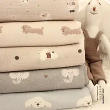 二重ガーゼ使用のベビー用寝具【コットン100%・洗濯可能・皺加工】（セットアップ対応）