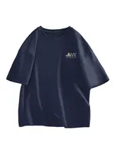 夏用 メンズ半袖Tシャツ【コットン・アメリカンスタイル・ゆったりデザイン】