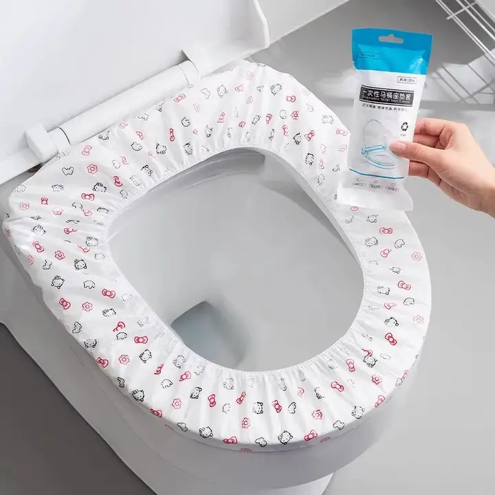 使い捨てトイレマット【独立包装・衛生的・旅行用・ホテル用】