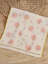 tocca コットン製 刺繍入り小方タオル【柔らかく吸水性抜群】