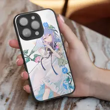 イラストレーター羽织とのコラボレーション！小柄なスカートデザインのスマートフォンケース【iPhone用・Huawei・Xiaomi対応】