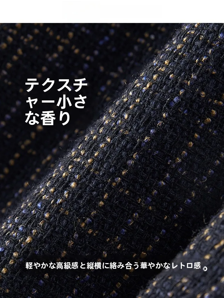 肌理感ツイード風ジャケット：秋用カジュアルスタイルの実用性とサイズ対応