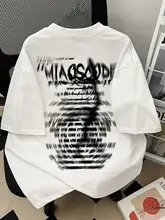 夏用コットンTシャツ【プリントデザイン・半袖・ストリートスタイル】