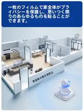 プライバシー保護ガラスフィルム【防視線・透光性・バスルーム用・マット仕上げ】