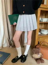 ニットプリーツスカート【ネイビー・ハイウエスト・極上の柔らかさ・広めのプリーツ】（セットアップ対応）