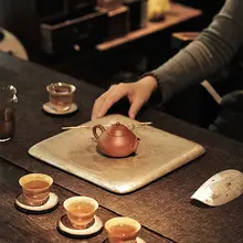 木製大漆茶盤【マット仕上げ・茶道用・ハンドメイド】