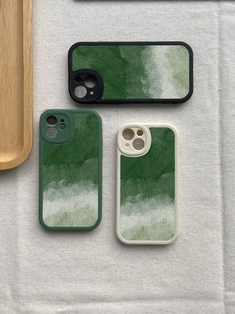 アート風の油絵デザイン iPhone用ケース：復古風のラムスキンが提供する美しさと保護力