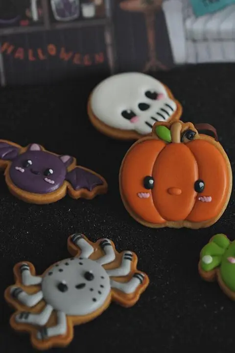 ハロウィン用 クッキー型セット【蜘蛛・コウモリ・南瓜・アイシングデザイン・クリエイティブベーキング】