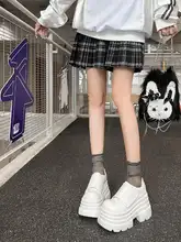 本革製 厚底ローファー【軽量・大きめトゥ・スタイルアップ対応】