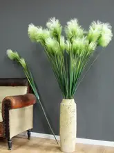 高くて豪華なグリーンアシの造花【インテリア装飾用・フロアプランツ】