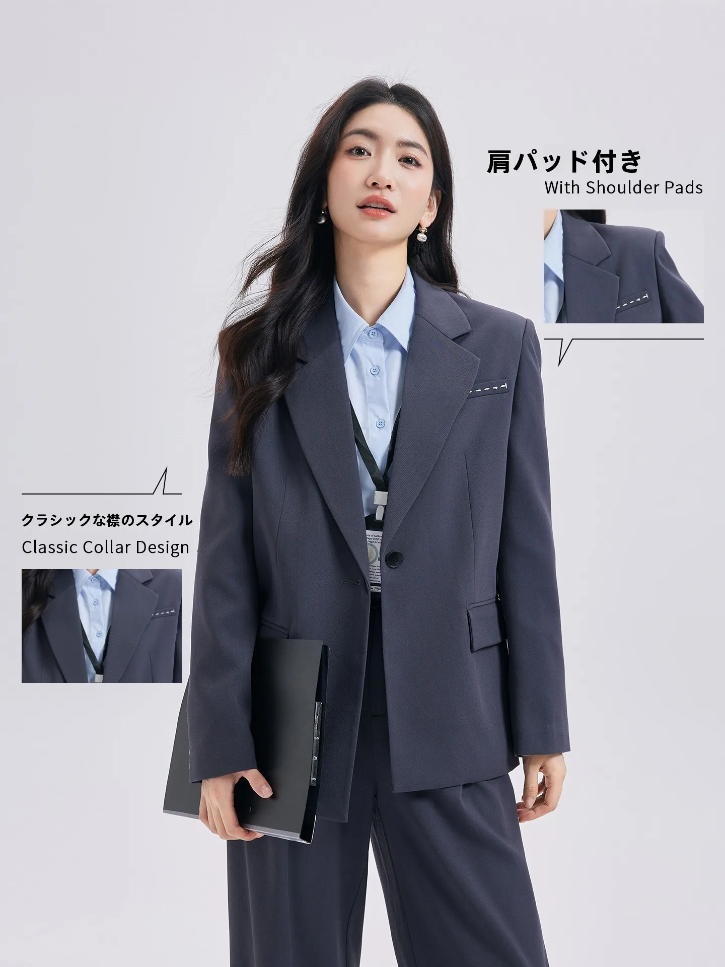 春季向け ブラックジャケット【ビジネス・女性用・通勤・エレガント】（セットアップ対応）の実用性とシーン別活用法
