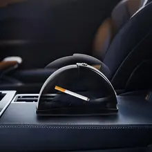 車用 煙灰皿【個性的なデザイン・ドア取付け可・汎用型・防飛散】