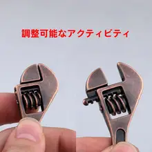 ミニツール活動レンチ【多機能・キーチェーン・携帯型ノギス】