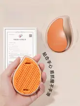RAFFINI 水滴型ヘアブラシ【携帯用・レディース・長髪・頭皮マッサージ】