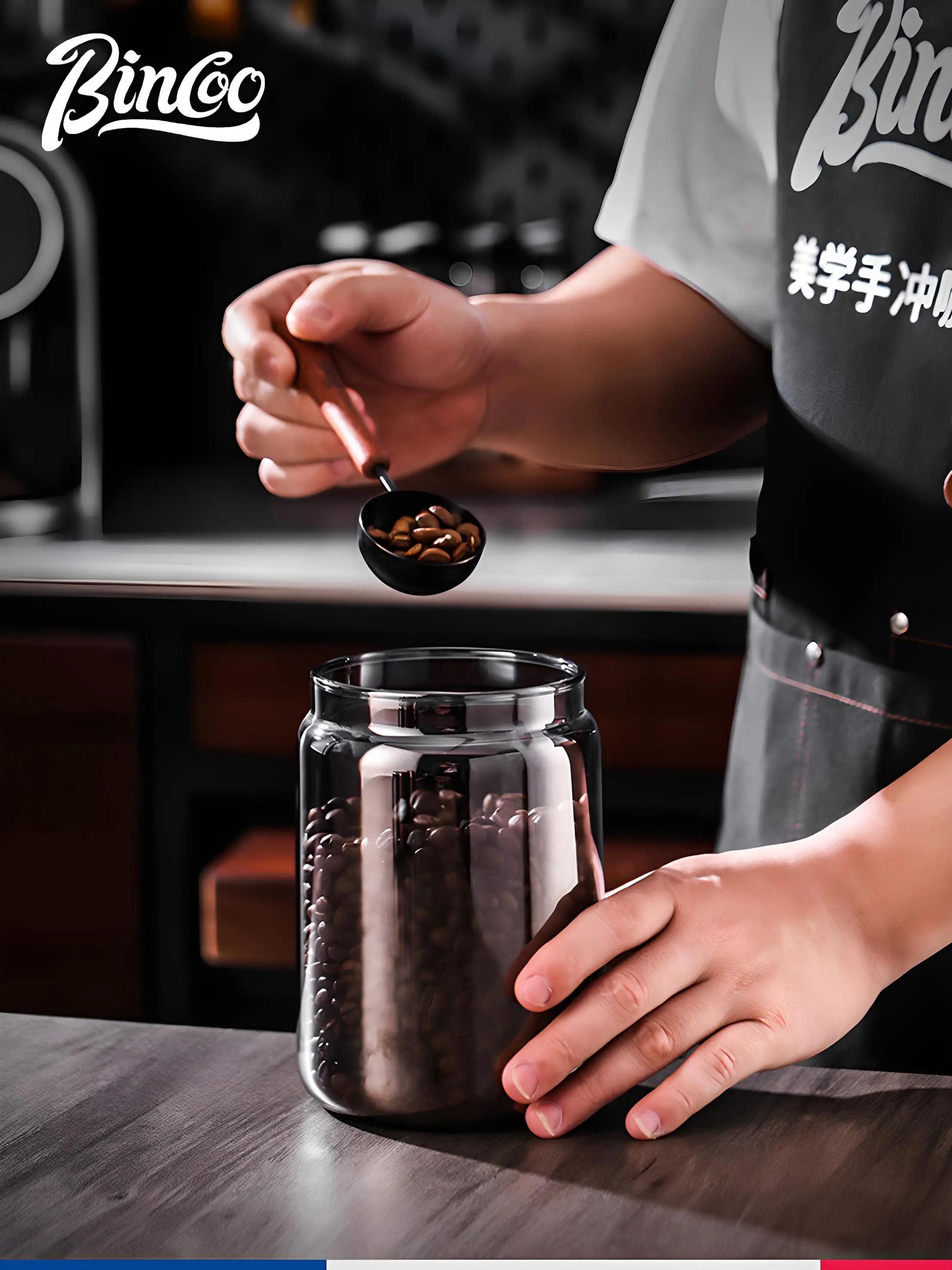 コーヒー豆密閉ガラス保存容器：真空保存と日付記録で品質を維持