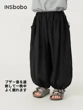 子供用 蚊防止パンツ【薄手・夏用・カジュアルロングパンツ】（セットアップ対応）