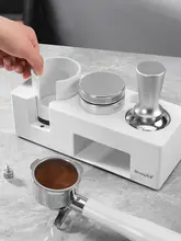 Mongdio コーヒープレスセット【51/58mm対応・3点セット・粉受け台付き】