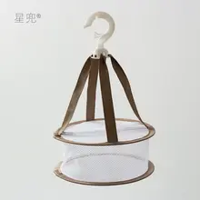 メイクアップスポンジ用乾燥ネット【ダブルレイヤー・フタ付き・化粧ブラシお手入れ用】