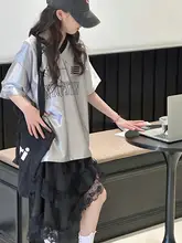 レトロ風 女の子用Vネック半袖Tシャツ【夏用・おしゃれデザイン】