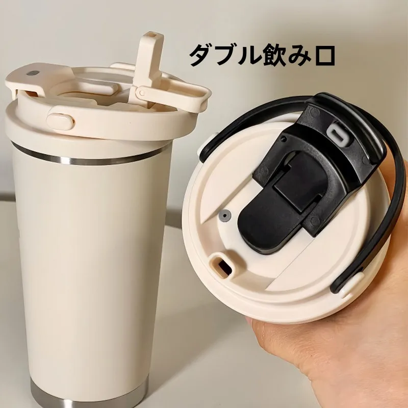 保温マグカップ 蓋付き：高機能オフィス用560mlダブルドリンクカップの実用性と性能解析