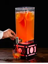 レインボー発光カクテルバレル【3リットル・パーティー用・バーカウンターに最適】