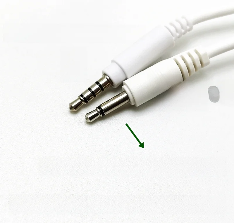 USB 3.5mm充電ケーブル【2節・2.5mm延長ヘッド・マッサージデバイス用】