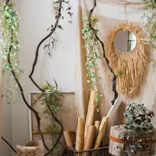 フェイク吊り植物セット【紫露ラン・北欧風・インテリア装飾】