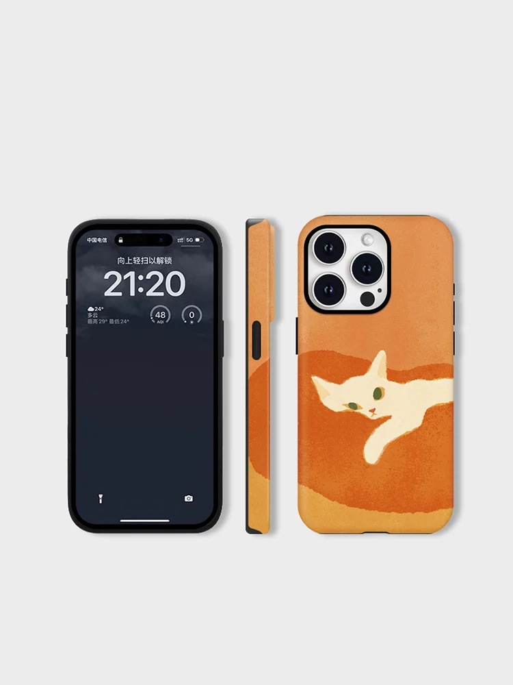 可愛い猫デザインのiPhoneケースは温かみとデザインのバランスを実現