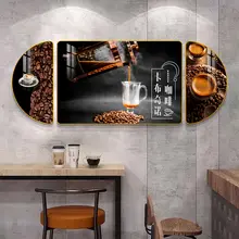 カフェ用壁掛けアート【創意デザイン・高級感・コーヒーショップ用】