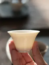 学古馬蹄杯【陶器製・手作りの茶室用茶器】