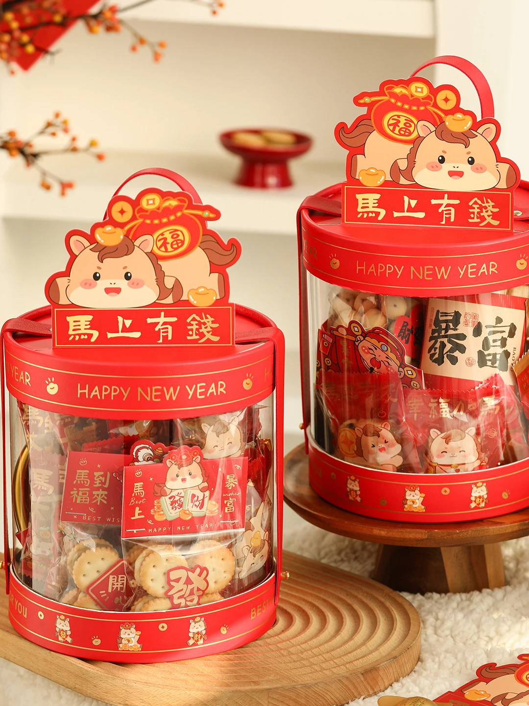透明PVC製ギフトボックス：馬年デザインで小物やお菓子をおしゃれに包む方法