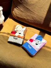 手作り可愛い犬デザインのフラッフ手帳【暖かい・・ノートブック】