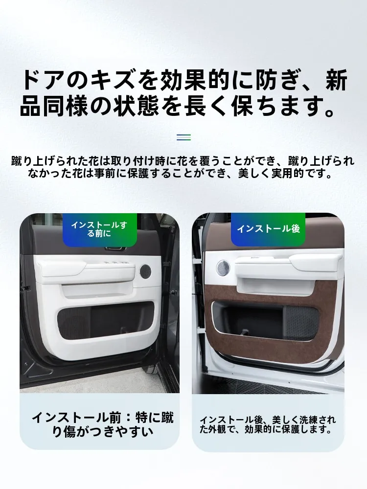 理想MEGA車用ドア防護マット：セリアカー用品としての機能と実用性