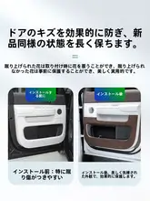 理想MEGA車用ドア防護マット【防キズ・取り付け簡単・タムパーツ】